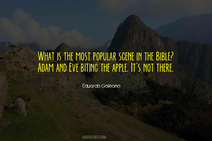 Adam And Eve Apple Quotes #808307