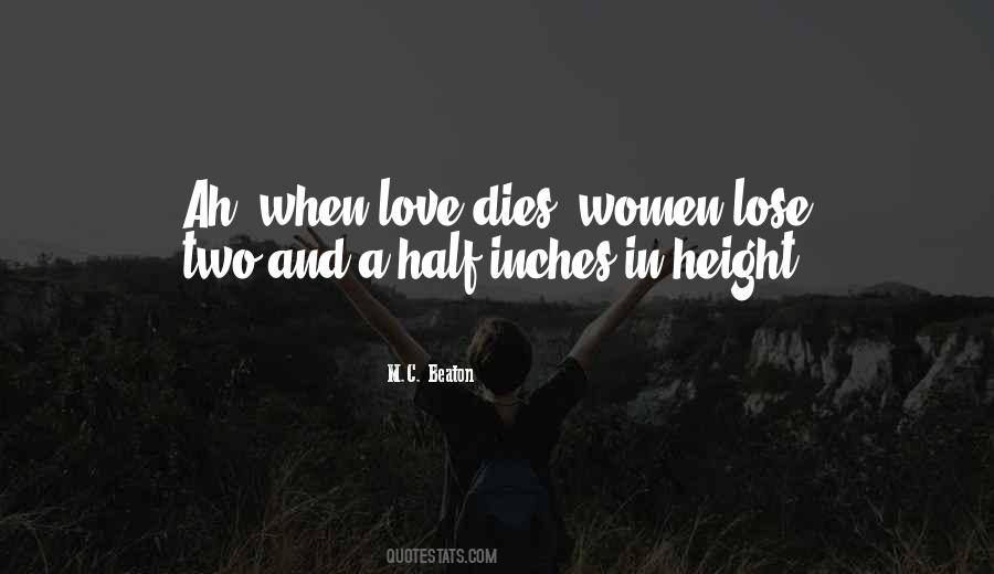 Quotes About Height And Love #1279153