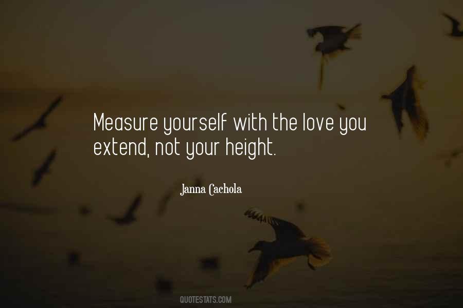 Quotes About Height And Love #1647171