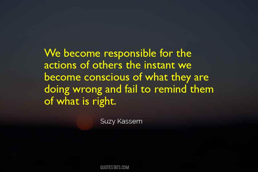 Be Responsible For Your Own Actions Quotes #844994