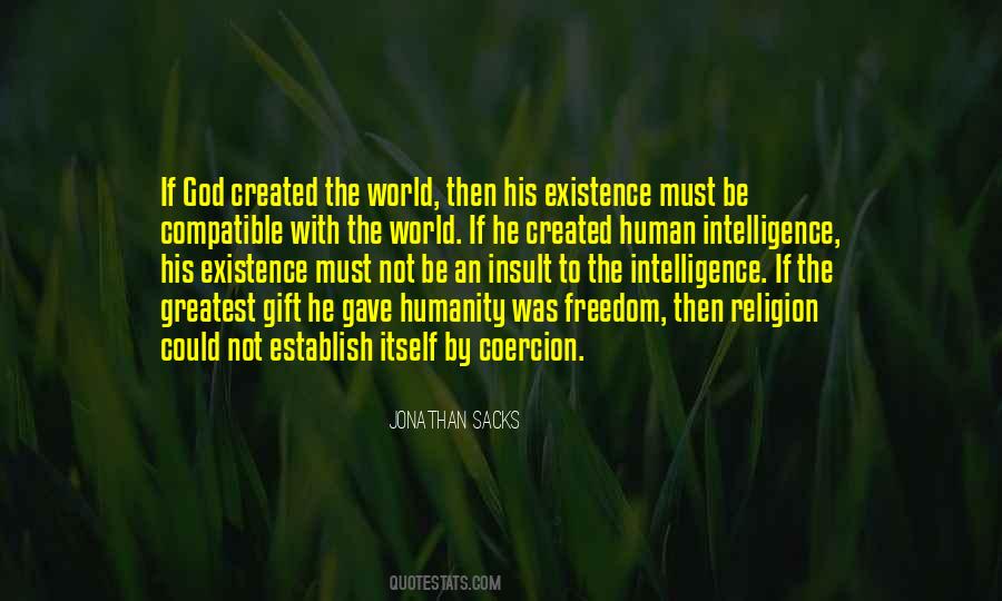 God Created The World Quotes #341960