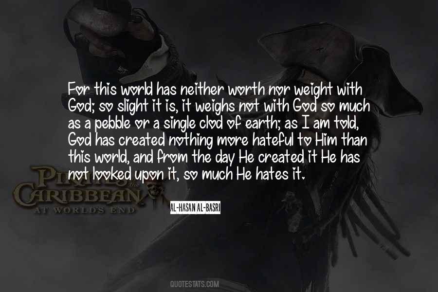 God Created The World Quotes #411511