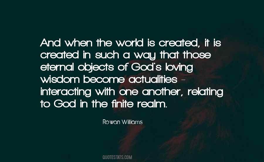 God Created The World Quotes #77153