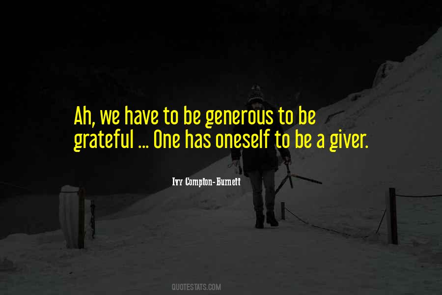 Be A Giver Quotes #1858899