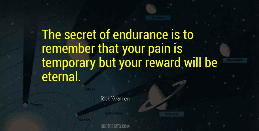Pain Endurance Quotes #173731