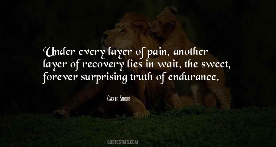 Pain Endurance Quotes #429986
