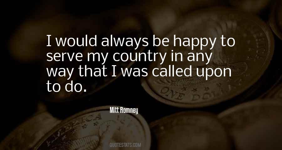 Happy Country Quotes #875424