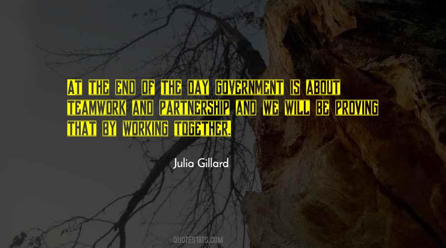 Teamwork And Partnership Quotes #765741