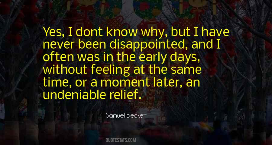 Feeling Disappointed Quotes #105353