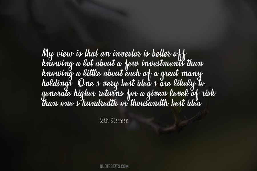 Best Investments Quotes #1612221