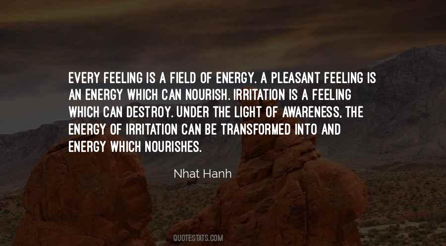 Feeling Energy Quotes #256619