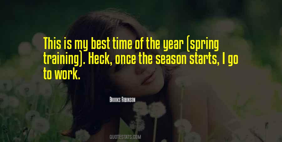 Time Of The Year Quotes #1176633