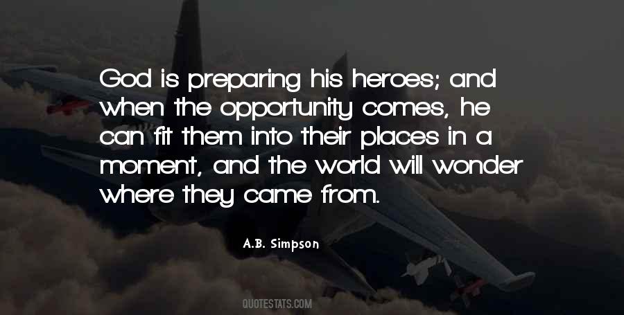 God Opportunity Quotes #1186986