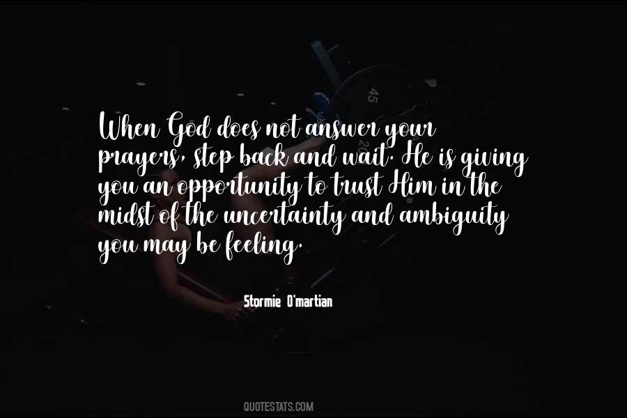 God Opportunity Quotes #1656048