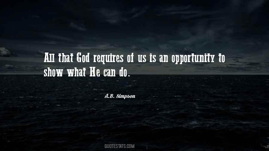 God Opportunity Quotes #583972