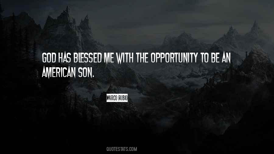 God Opportunity Quotes #838144