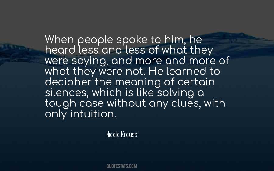 They Spoke Quotes #180717