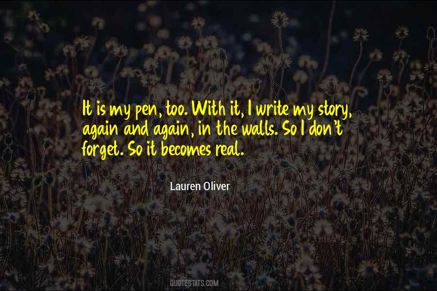 I Write My Quotes #1110240