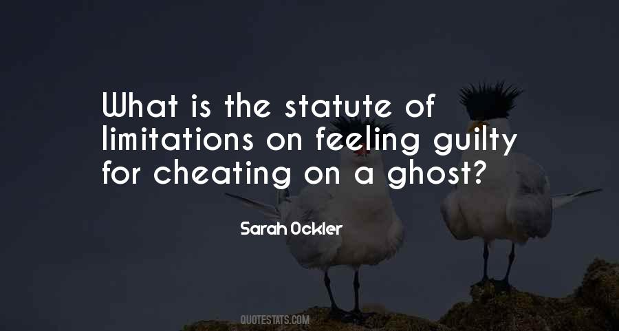Feeling Guilty For Cheating Quotes #1779117