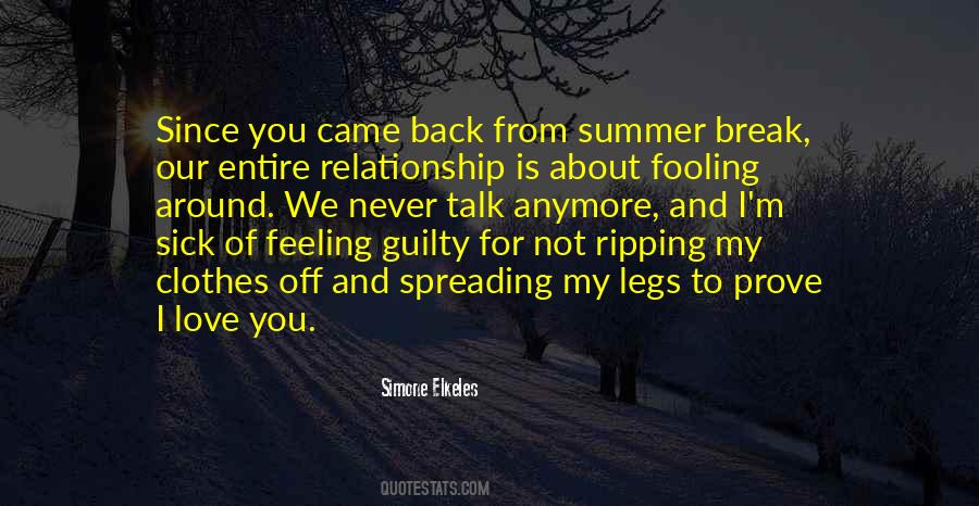 Feeling Guilty Quotes #1436344