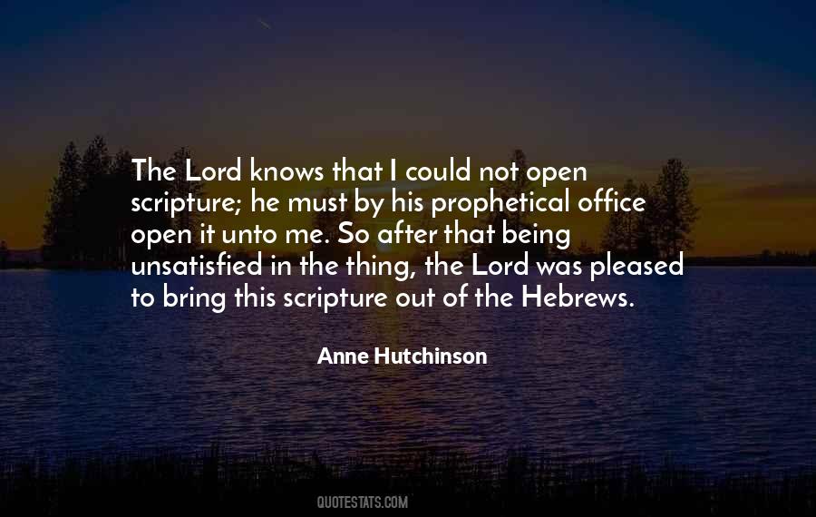 Quotes About Hebrews #1385013