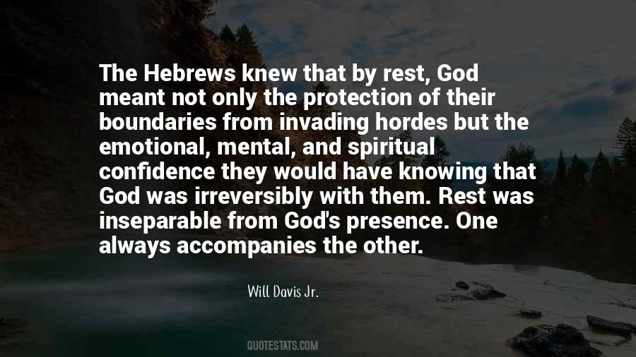 Quotes About Hebrews #1855791