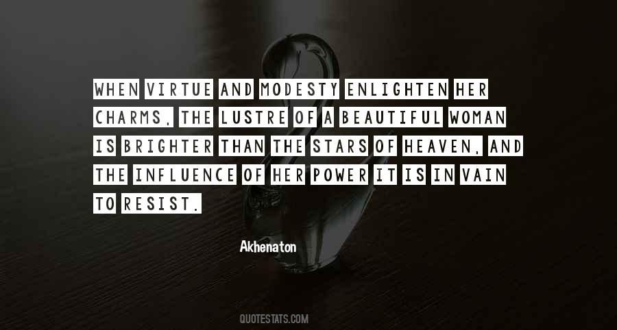 Modesty Woman Quotes #316687