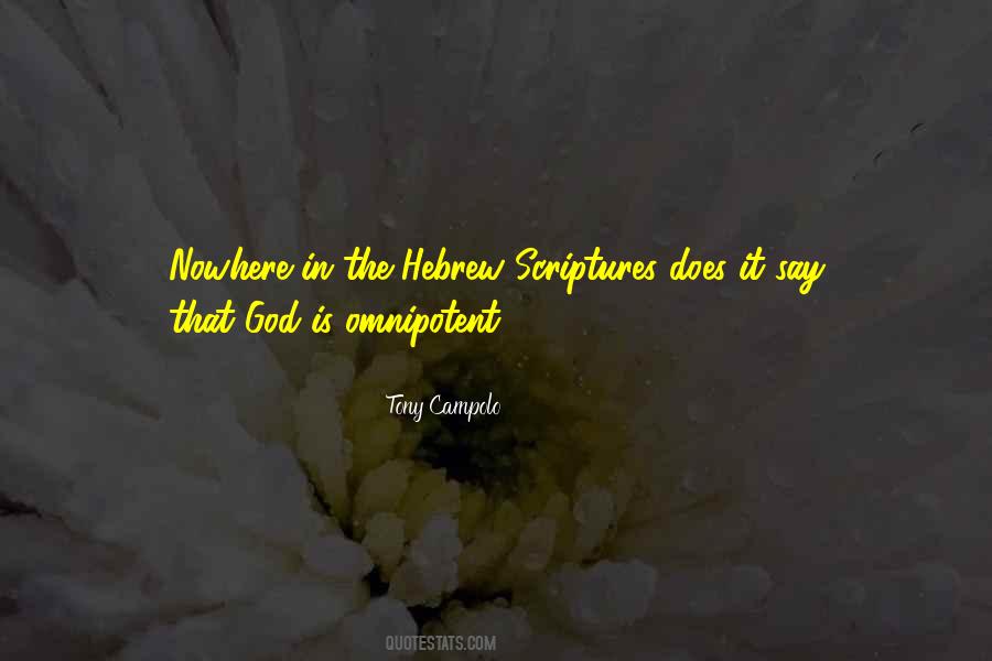 Quotes About Hebrew God #1793406