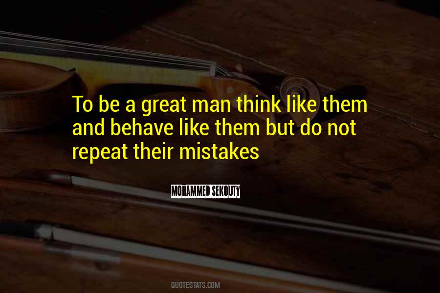 Behave Like A Man Quotes #1140341