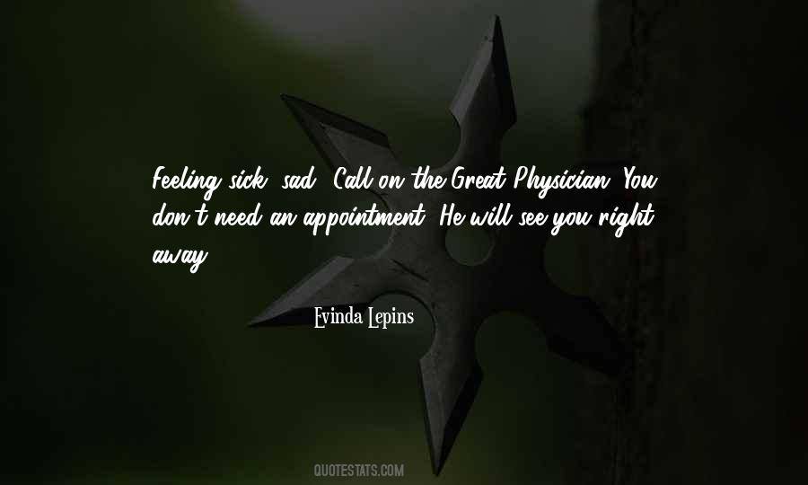 Feeling Ill Quotes #1623443