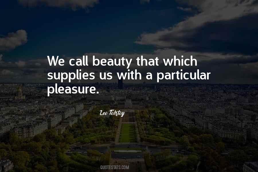 Tolstoy Beauty Quotes #138281