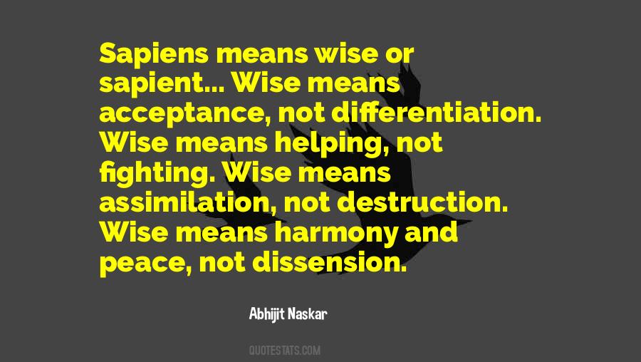 Wise Peace Quotes #1439629
