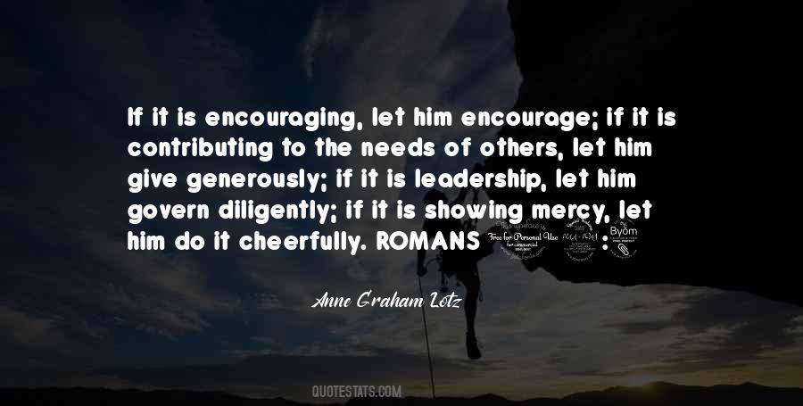 Encourage Leadership Quotes #977929