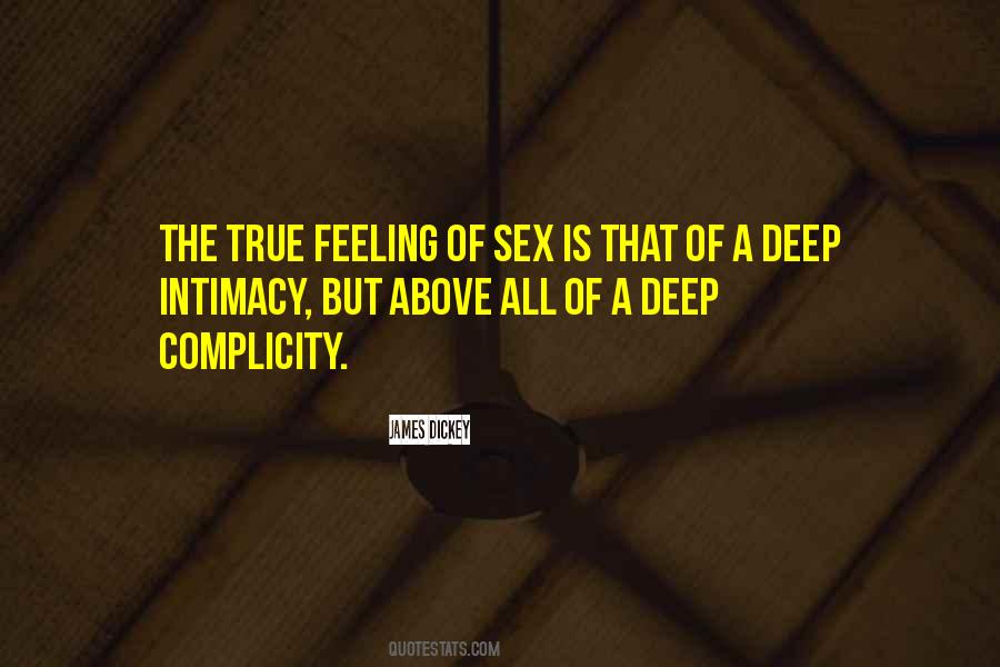 Feeling Intimacy Quotes #1702490