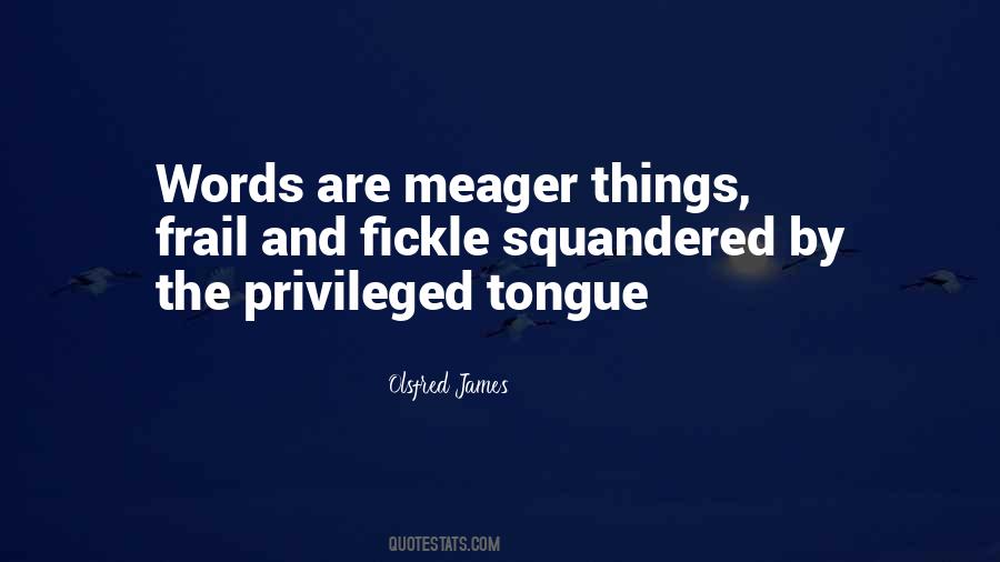 Quotes About The Tongue And Words #1764630