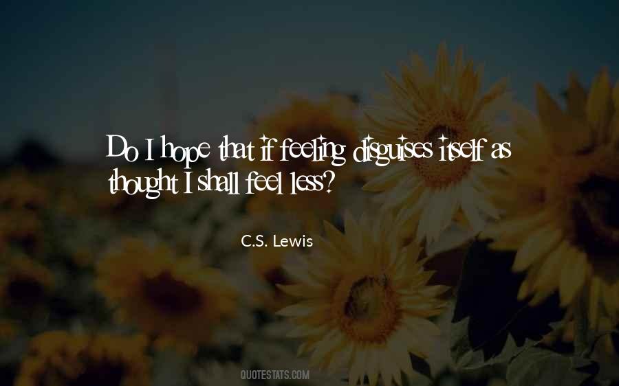 Feeling Less Quotes #1011970
