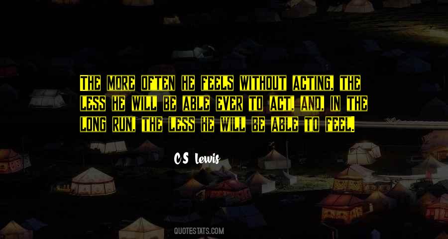 Feeling Less Quotes #174845