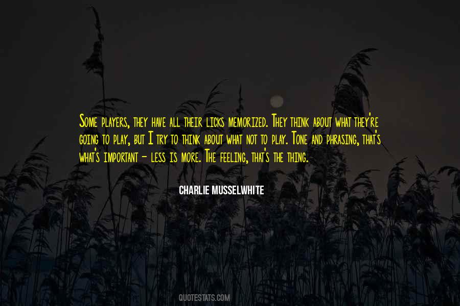 Feeling Less Quotes #445301