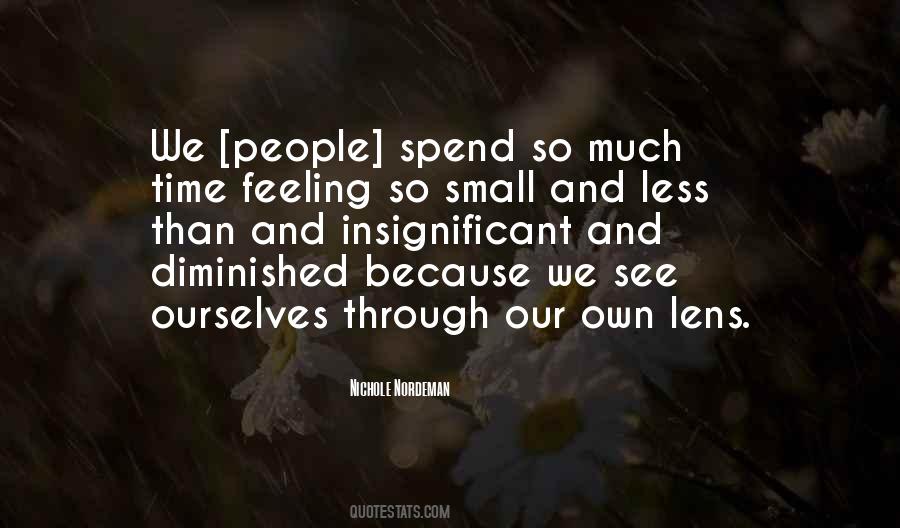 Feeling Less Quotes #882616