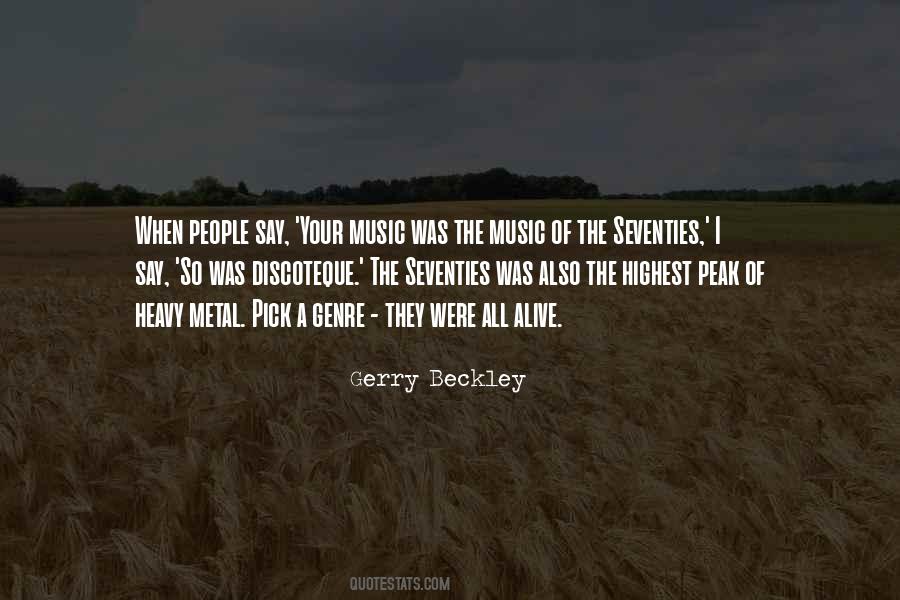 Quotes About Heavy Metal Music #883254