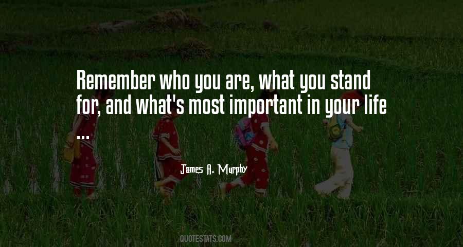 Most Important In Life Quotes #1143720