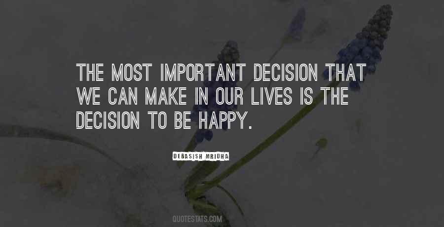 Most Important In Life Quotes #229068