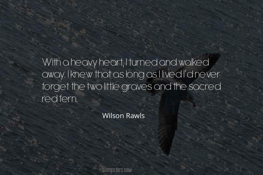 Quotes About Heavy Heart #1770165