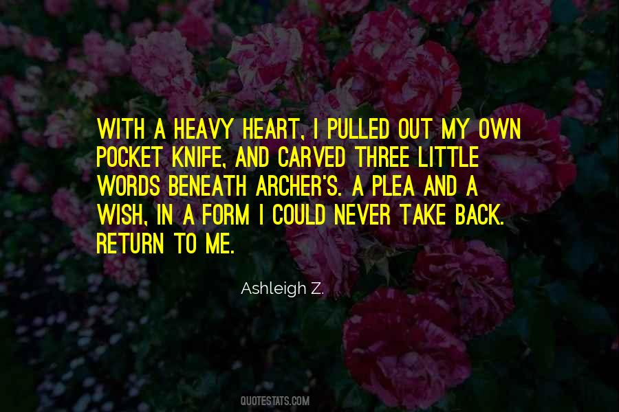 Quotes About Heavy Heart #416464