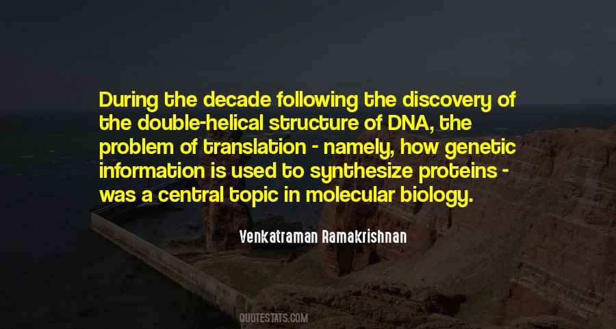 Biology Dna Quotes #1695525