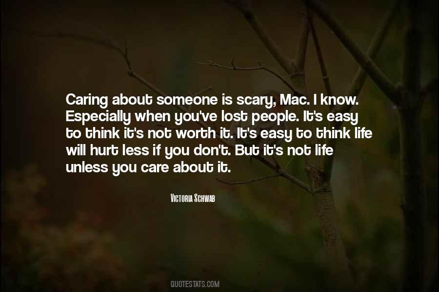 Care Not Caring Quotes #1493418