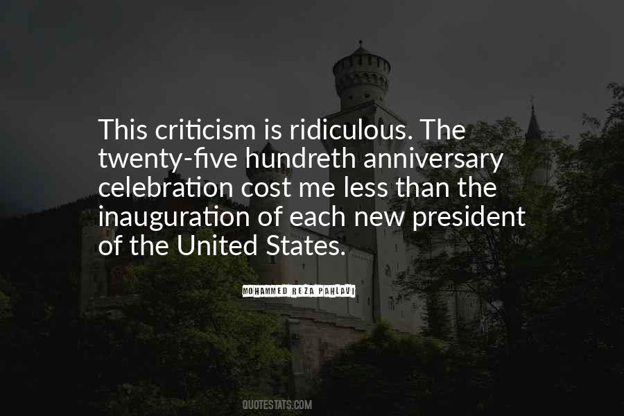 No Criticism Of The President Quotes #605368