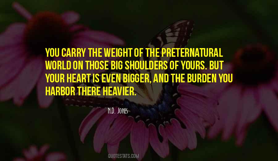 Quotes About Heavier #122357