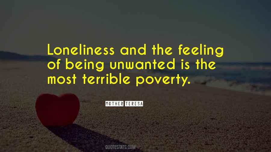 Feeling Loneliness Quotes #85568