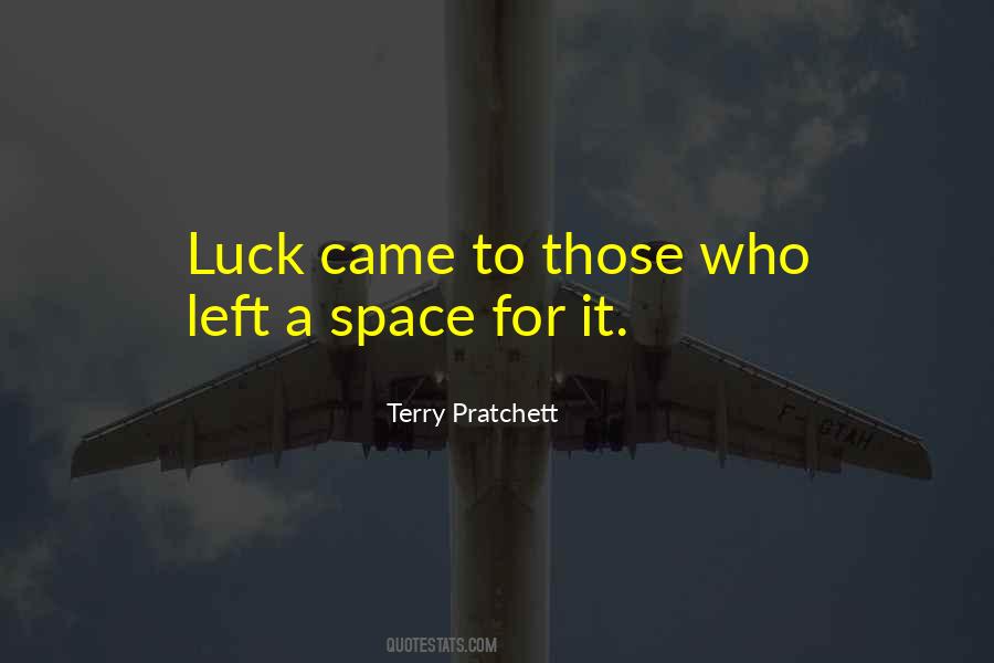 Space Left Quotes #151553
